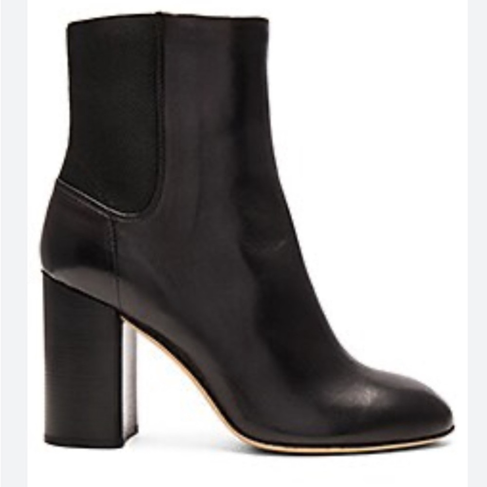 Rag & Bone Agnes Black Leather Boot Size 38.5/8.5